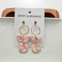 Load image into Gallery viewer, Wren Earrings - Peachy Pink