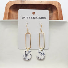 Load image into Gallery viewer, Mila Earrings - Marble