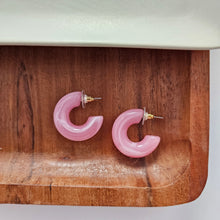 Load image into Gallery viewer, Chloe Hoops - Pink