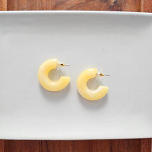 Load image into Gallery viewer, Chloe Hoops - Yellow