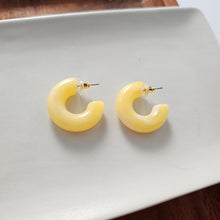 Load image into Gallery viewer, Chloe Hoops - Yellow