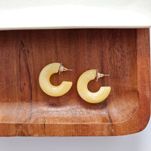 Load image into Gallery viewer, Chloe Hoops - Yellow
