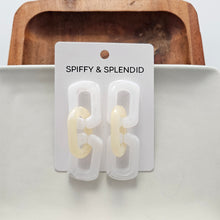 Load image into Gallery viewer, Tabitha Earrings - White & Beige