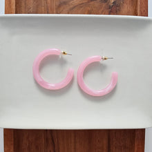 Load image into Gallery viewer, Josie Hoops - Pink