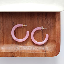 Load image into Gallery viewer, Josie Hoops - Pink