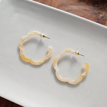 Load image into Gallery viewer, Posey Hoops - Sandy Beach