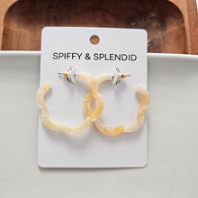 Load image into Gallery viewer, Posey Hoops - Sandy Beach