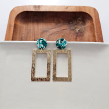 Load image into Gallery viewer, Rebecca Earrings - Sea Green