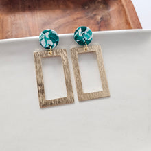 Load image into Gallery viewer, Rebecca Earrings - Sea Green