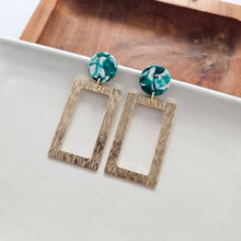 Load image into Gallery viewer, Rebecca Earrings - Sea Green
