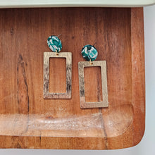 Load image into Gallery viewer, Rebecca Earrings - Sea Green