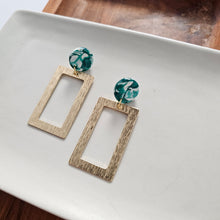 Load image into Gallery viewer, Rebecca Earrings - Sea Green