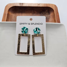 Load image into Gallery viewer, Rebecca Earrings - Sea Green