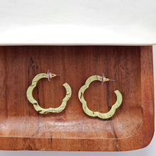 Load image into Gallery viewer, Posey Hoops - Lime Green