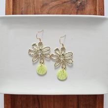 Load image into Gallery viewer, Maisy Earrings - Lime Green