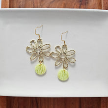 Load image into Gallery viewer, Maisy Earrings - Lime Green