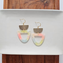 Load image into Gallery viewer, Irene Earrings - Iridescent Neon