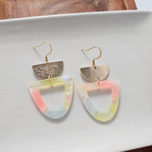 Load image into Gallery viewer, Irene Earrings - Iridescent Neon