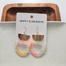 Load image into Gallery viewer, Irene Earrings - Iridescent Neon