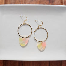 Load image into Gallery viewer, Iris Earrings Large - Iridescent Neon