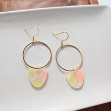 Load image into Gallery viewer, Iris Earrings Large - Iridescent Neon