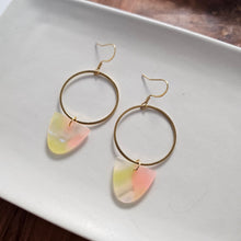 Load image into Gallery viewer, Iris Earrings Large - Iridescent Neon