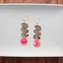 Load image into Gallery viewer, Hazel Earrings - Tropical Pink
