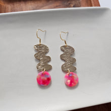 Load image into Gallery viewer, Hazel Earrings - Tropical Pink