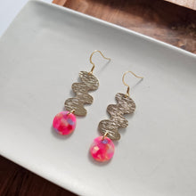 Load image into Gallery viewer, Hazel Earrings - Tropical Pink