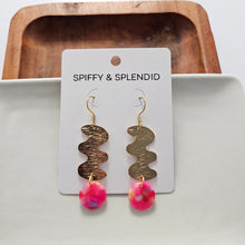 Load image into Gallery viewer, Hazel Earrings - Tropical Pink