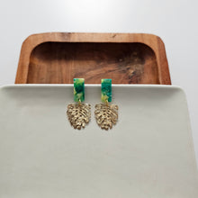 Load image into Gallery viewer, Mini Belize Earrings - Green