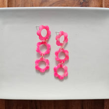 Load image into Gallery viewer, Delilah Earrings - Hot Pink