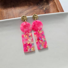 Load image into Gallery viewer, Nora Earrings - Tropical Pink