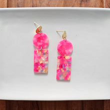 Load image into Gallery viewer, Nora Earrings - Tropical Pink