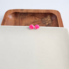 Load image into Gallery viewer, Kate Studs - Hot Pink