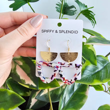 Load image into Gallery viewer, Irene Earrings - Marble Confetti