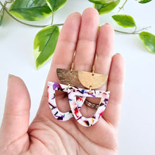 Load image into Gallery viewer, Irene Earrings - Marble Confetti