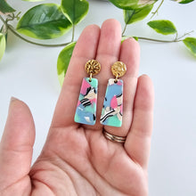Load image into Gallery viewer, Mia Mini Earrings - 80's Pastel