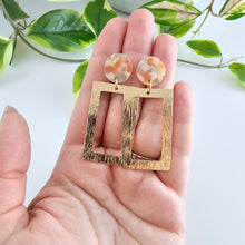 Load image into Gallery viewer, Rebecca Earrings - Orange Dream