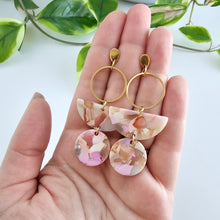 Load image into Gallery viewer, Wren Earrings - Peachy Pink