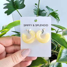 Load image into Gallery viewer, Chloe Hoops - Yellow