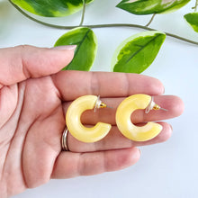 Load image into Gallery viewer, Chloe Hoops - Yellow