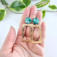 Load image into Gallery viewer, Rebecca Earrings - Sea Green
