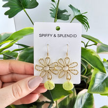 Load image into Gallery viewer, Maisy Earrings - Lime Green