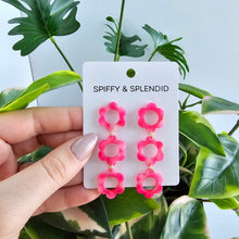 Load image into Gallery viewer, Delilah Earrings - Hot Pink