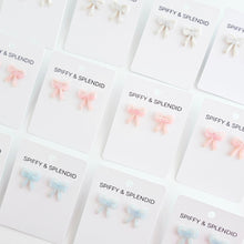 Load image into Gallery viewer, Bow Studs - Pink