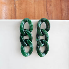 Load image into Gallery viewer, Brooklyn Earrings - Forest Green
