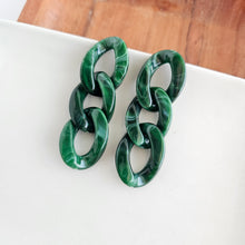 Load image into Gallery viewer, Brooklyn Earrings - Forest Green