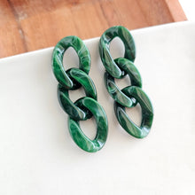 Load image into Gallery viewer, Brooklyn Earrings - Forest Green