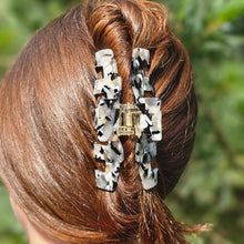 Load image into Gallery viewer, Catherine Hair Claw - Ivory & Slate